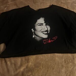 Selena Black Graphic T-Shirt